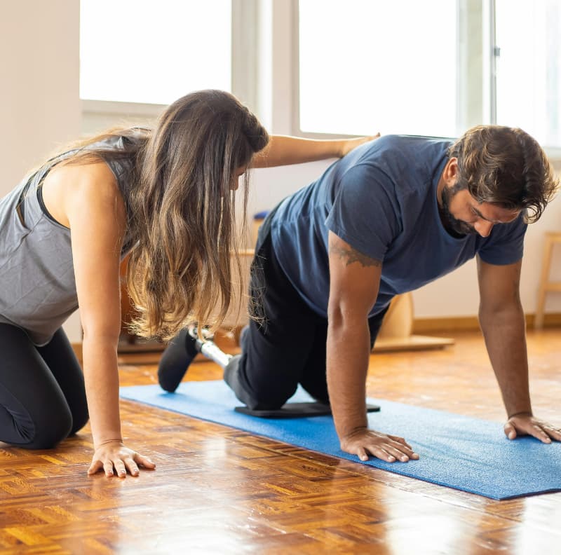 Fitness and rehabilitation support